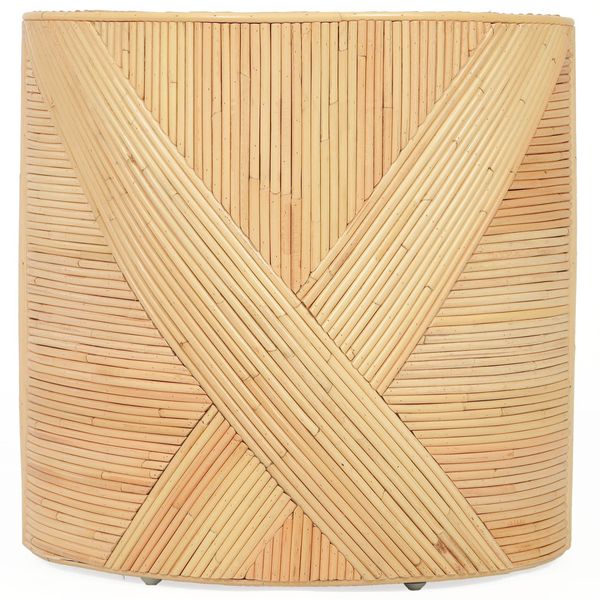 Matea Rattan Cross Beistelltisch