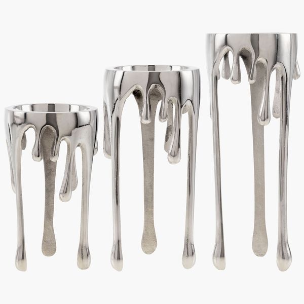Castellana Candleholder, Silver